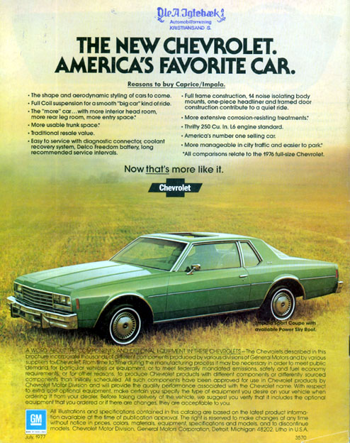 1978 Chevrolet Caprice Classic