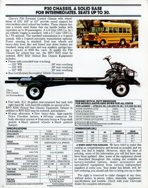 Chevrolet Bus Chassis