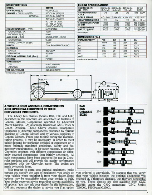Chevrolet Bus Chassis