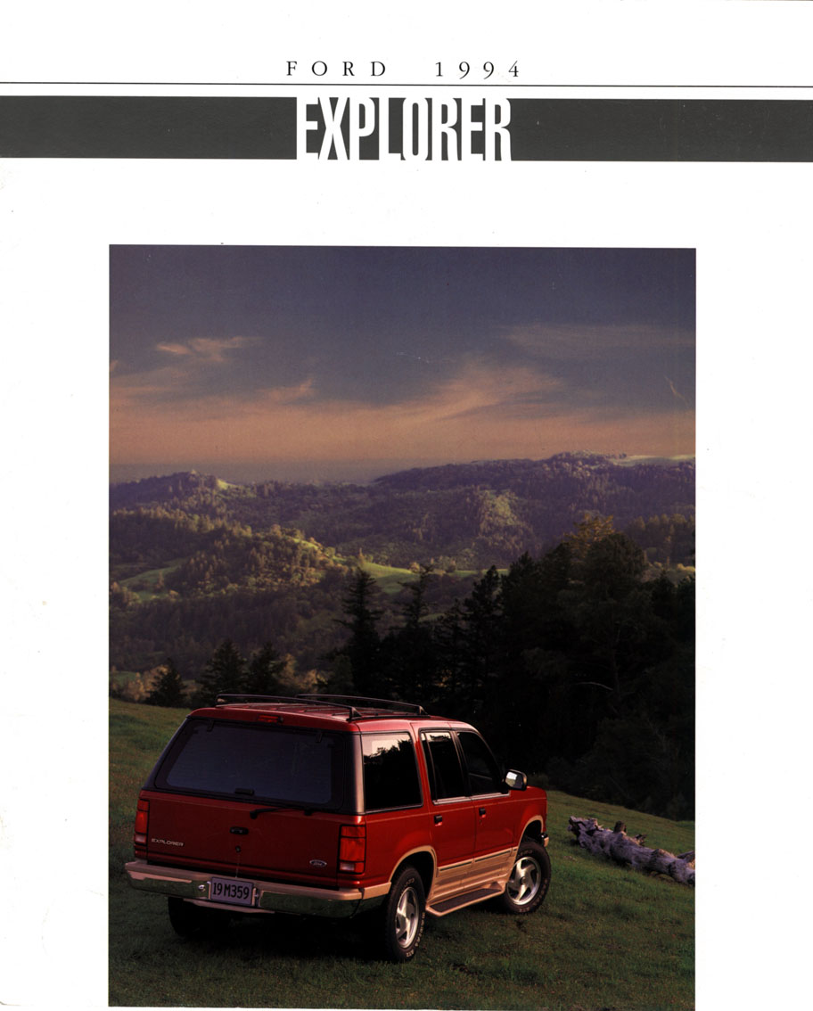 1994 Ford Explorer SUV Color Brochure Catalog Prospekt 