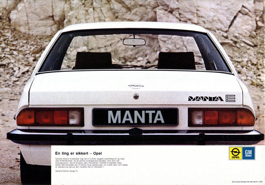 1978 Opel Manta