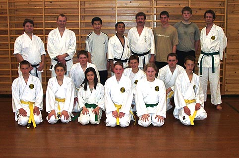 Sensei T. Watanabe visiting Karate-Klubben Sor 2002