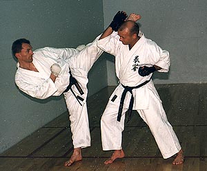 Visiting Sensei G. Nordahl in Centreville Virginia 1997