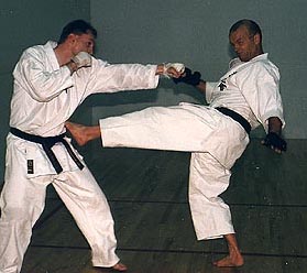 Visiting Sensei G. Nordahl in Centreville Virginia 1997