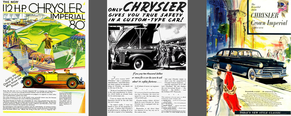 Original MINT LeBaron Custom Crown 1963 Chrysler Imperial Brochure