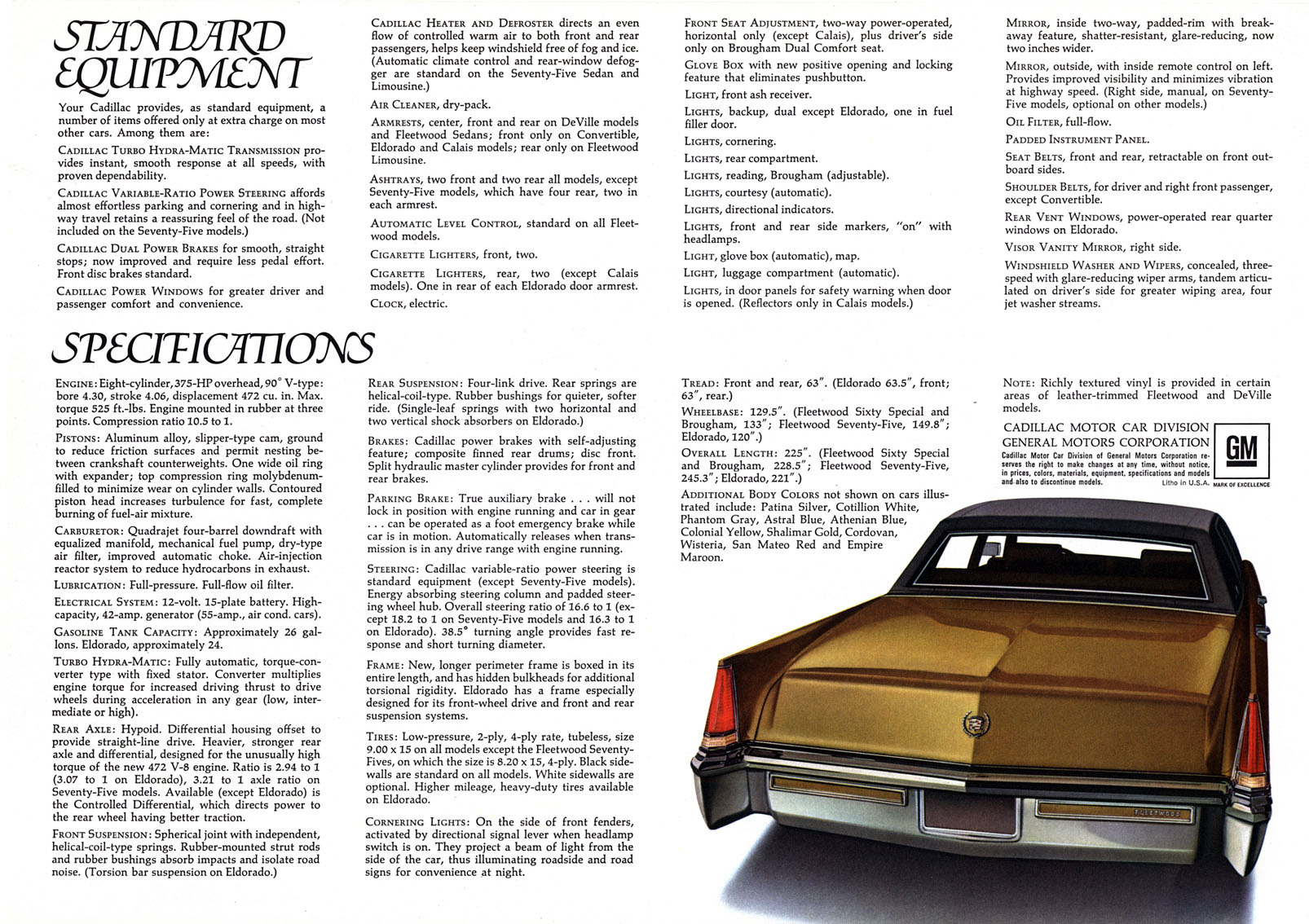 Текст песни кати черный кадиллак. Cadillac Calais 1969. 1964 Cadillac Brochure. Cadillac Brochure 1969. Cadillac Calais Coupe '1969.