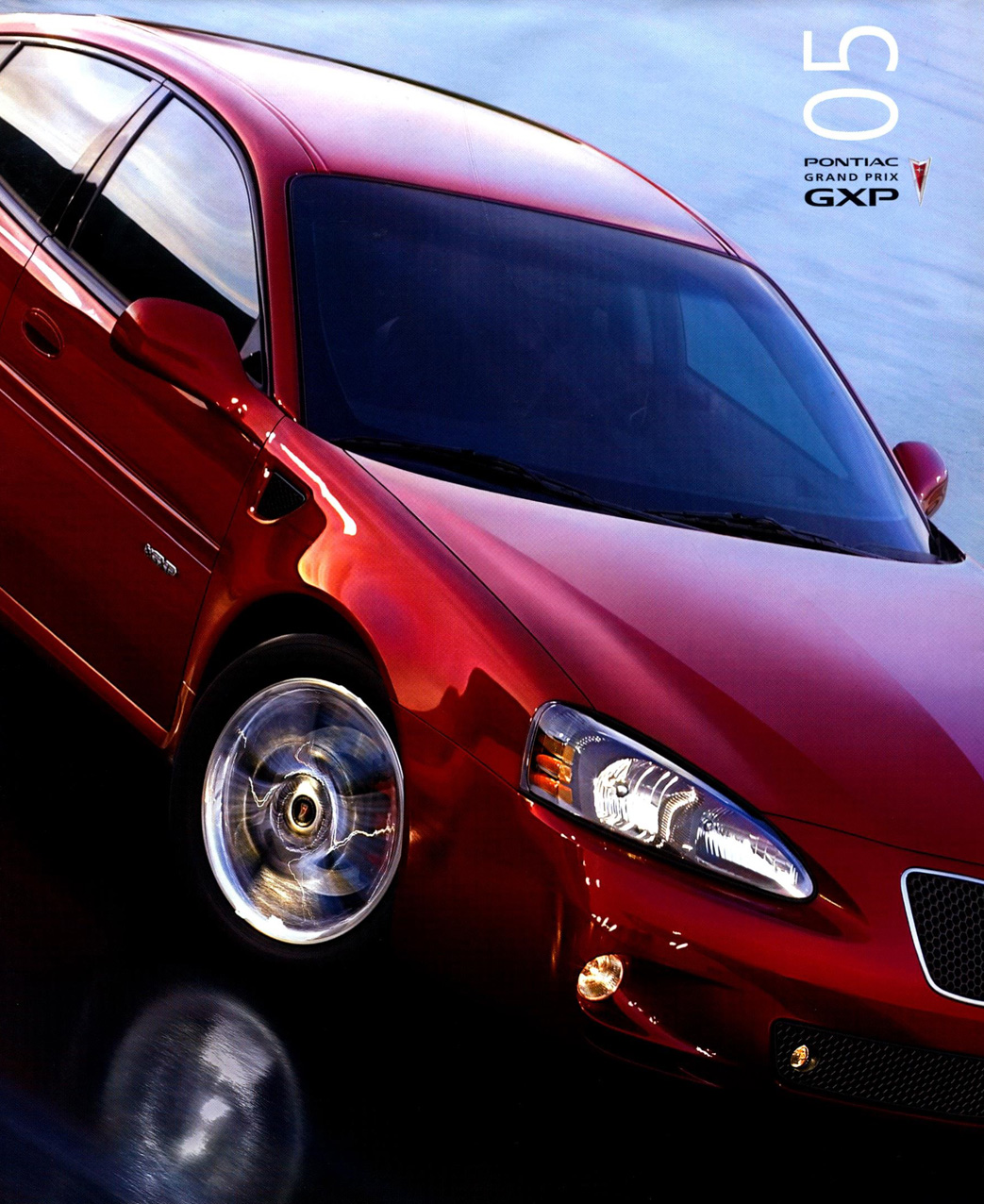 2005 Pontiac Grand Prix GXP GTO Poster Sales Brochure 
